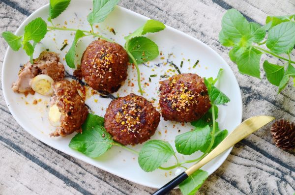 照烧包心牛肉丸