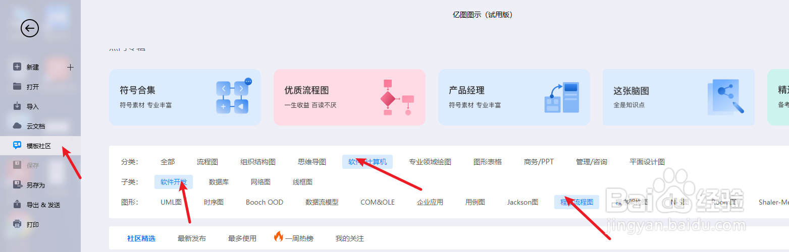 亿图图示怎么绘制一份“elk工作流程图”