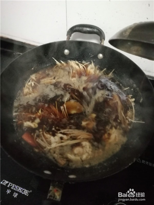 金针菇酱汁面