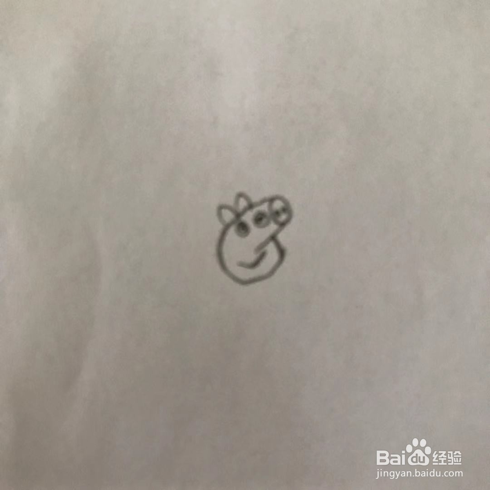 小猪佩奇怎么画呢
