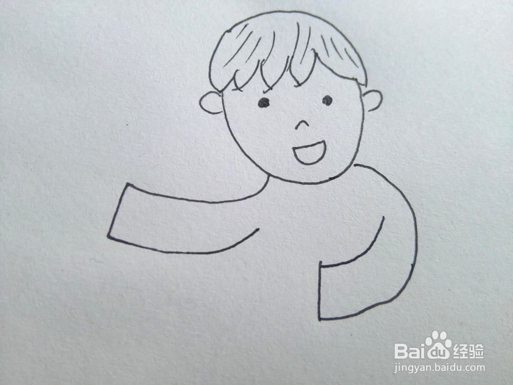 简笔画之人物画经验分享二
