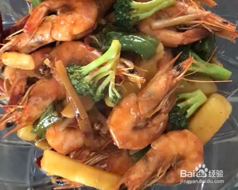 海鲜美食-香辣基围虾的做法