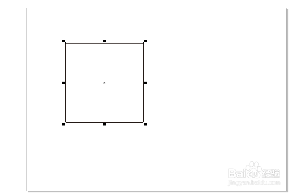 2020版 CorelDRAW如何画矩形圆角