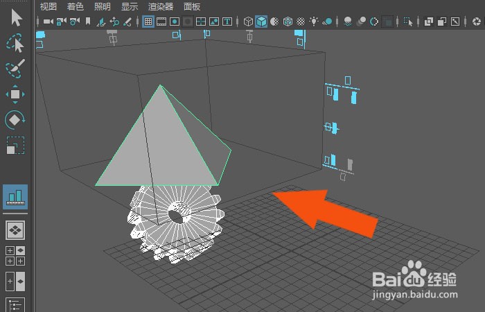 Maya2019软件中怎样使用对齐工具