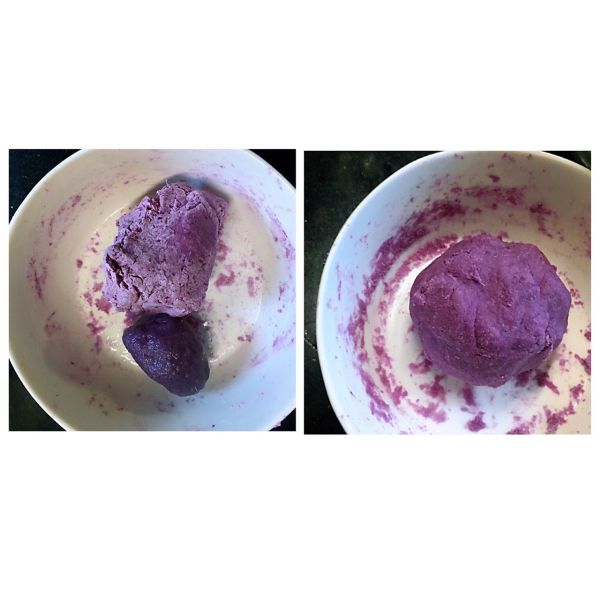 紫薯琉璃芝心汤圆