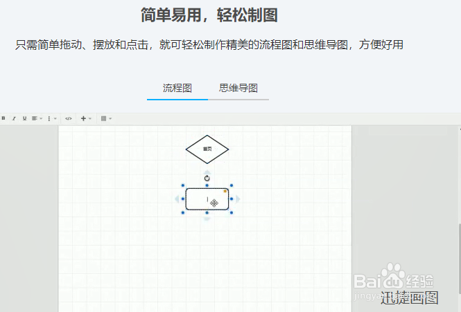 利用在线画图工具绘制思维导图的操作教程分享