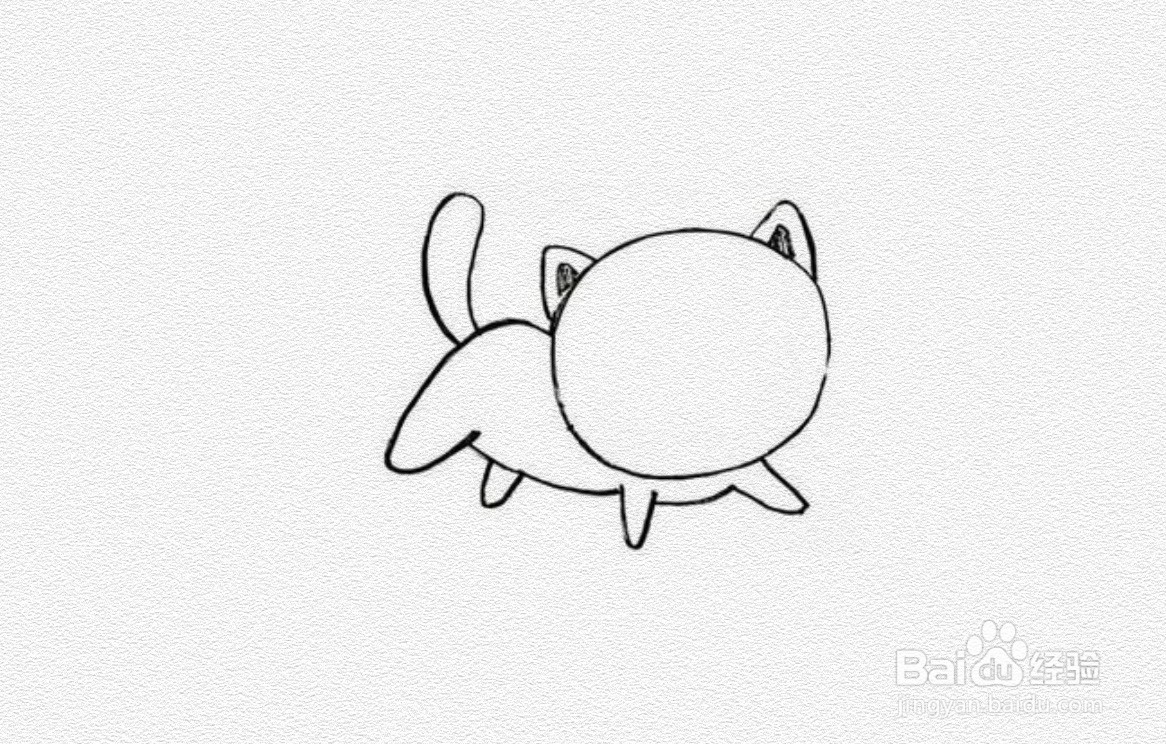 可爱的小猫怎么画图片