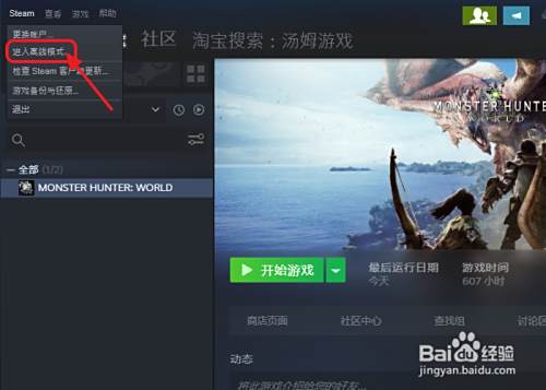 Steam怎么同时在两个电脑上开两个游戏 百度经验
