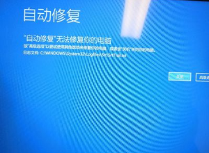 戴尔win10开机自动修复