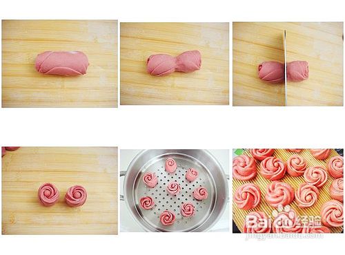 浪漫玫瑰花馒头