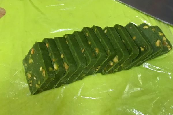 抹茶开心果饼干