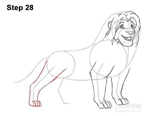 如何绘制Simba（长大）——加菲的吃货生活