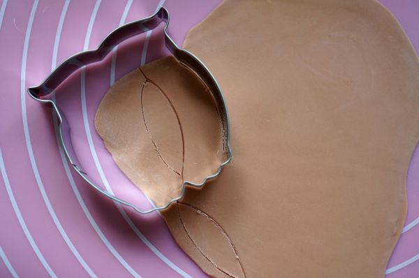 咖啡翻糖猫头鹰饼干