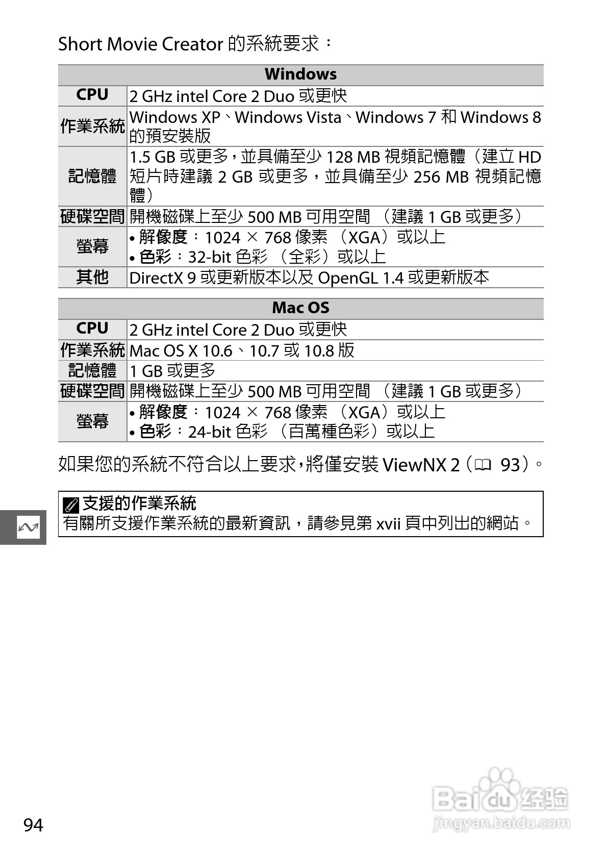 尼康Nikon 1 J3数码相机说明书:[12]