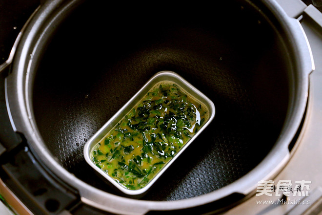 菠菜鸡蛋糕的做法