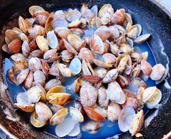 蒜蓉辣椒酱炒花甲