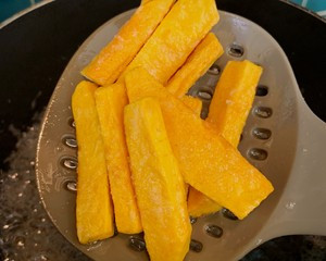 咸蛋南瓜条的做法