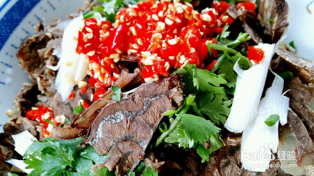 一一干拌麻辣牛肉的做法