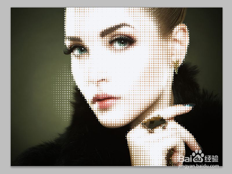 如何使用ps制作像素化人物特效