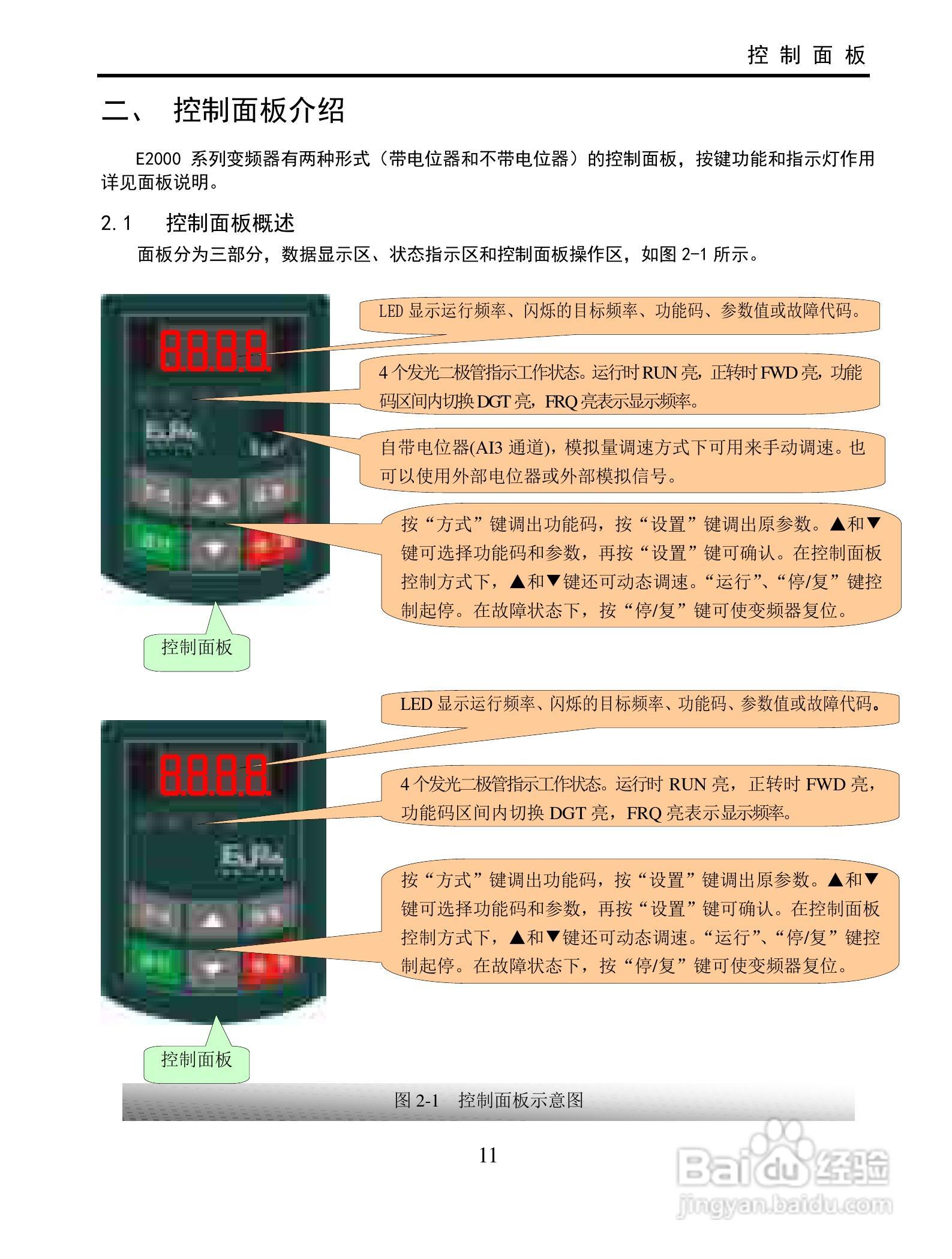 欧瑞E2000-2500T3变频器使用说明书:[2]
