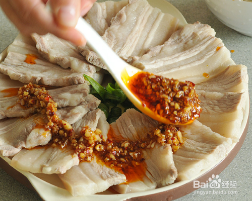 蒜泥白肉的做法