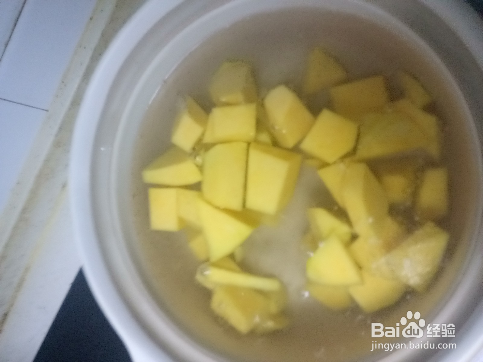 南瓜燕麦片汤圆粥