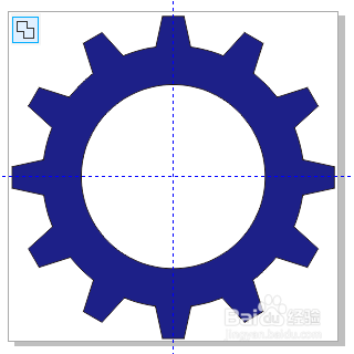 在CDR中利用旋转复制快速绘制齿轮造型
