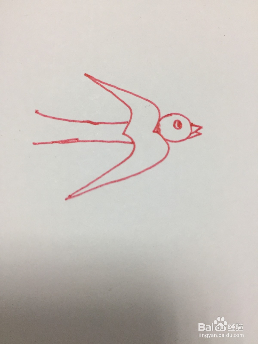 简笔画：小燕子的画法