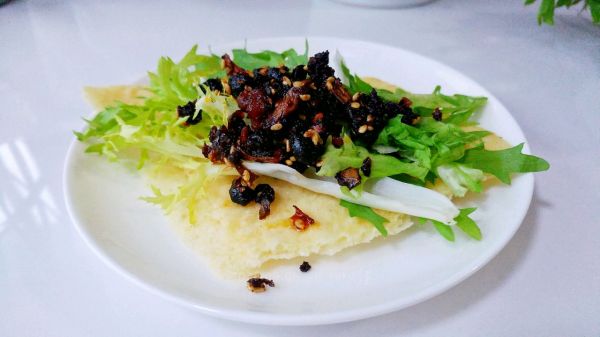 蒜香豆豉辣肉酱