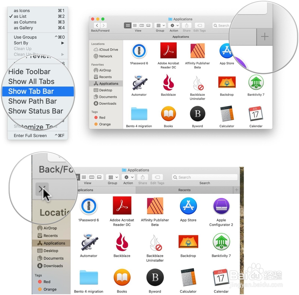 如何在Mac上自定义Finder Windows
