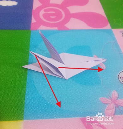 手工折纸之蝴蝶结的折法