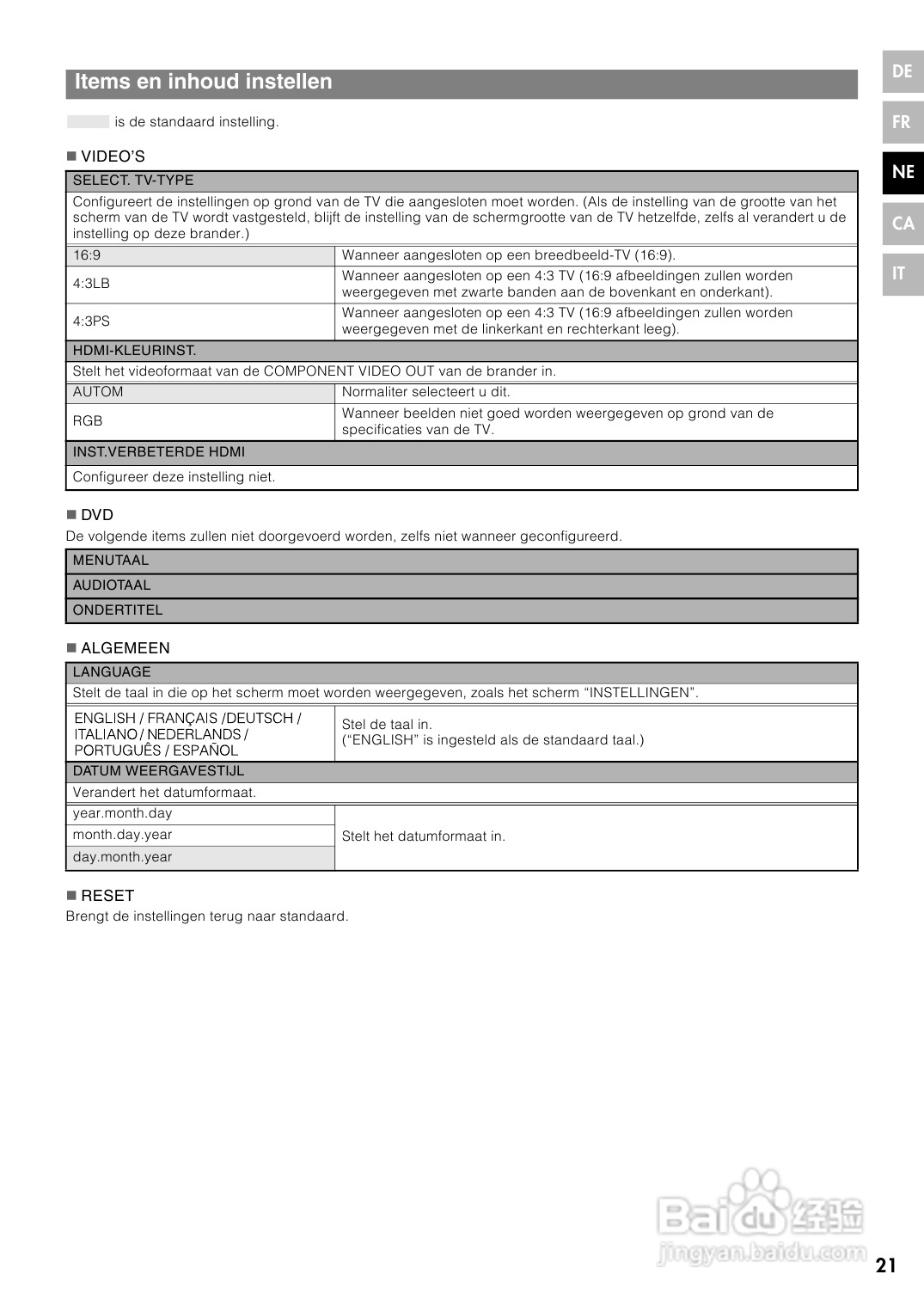 JVC CU-VD40 E/EK/ER刻录机说明书:[4]