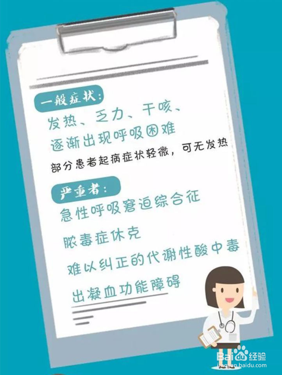 新型冠状病毒的症状和预防