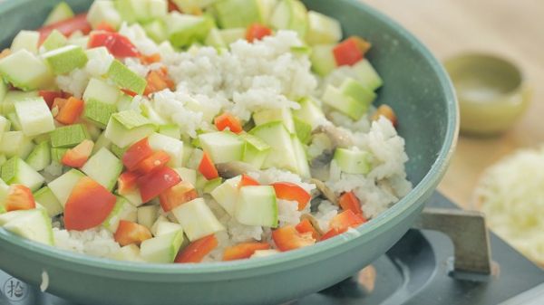 西葫芦奶酪炖饭