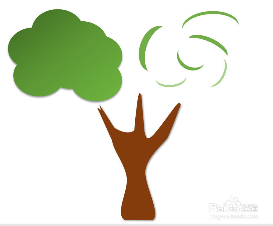 如何设计PNG图形——两种树的画法