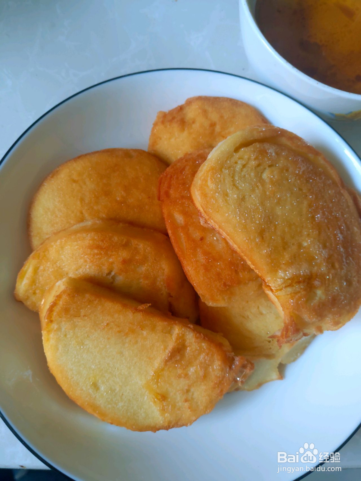 香酥蛋煎馒头片的做法