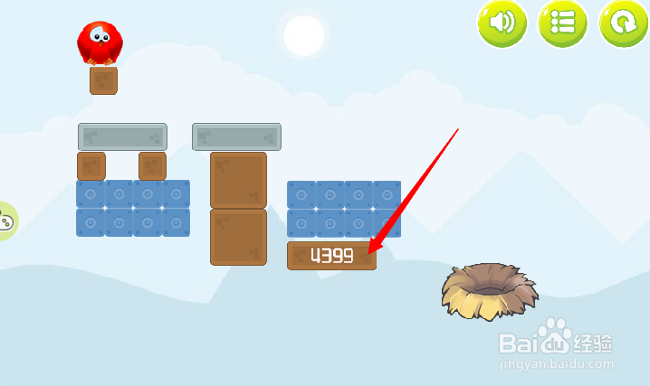 小游戏泡泡鸟历险记3第3关