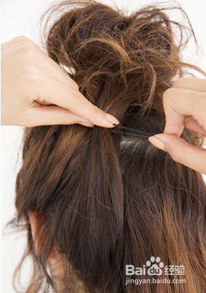 新款韩式盘发教程