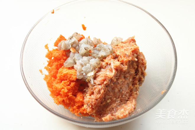胡萝卜虾饺的做法