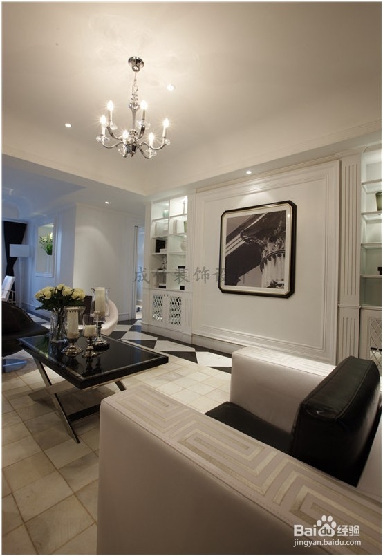 如何打造黑白配时尚家装