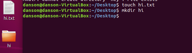 如何运用LINUX的touch和mkdir的扩展命令