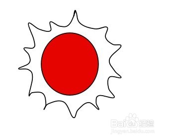 画太阳的简笔画