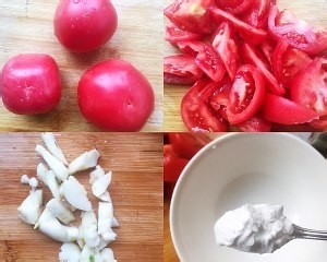 新手番茄炒花菜