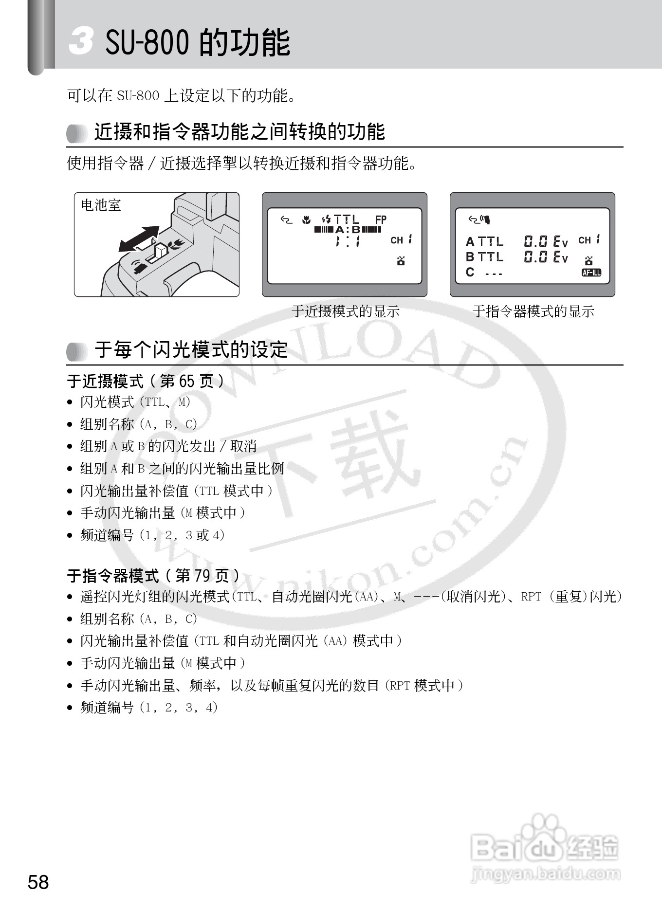 尼康SB-R200数码相机使用说明书:[6]