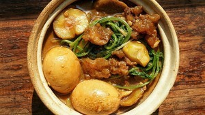 牛筋炖板栗电饭锅版