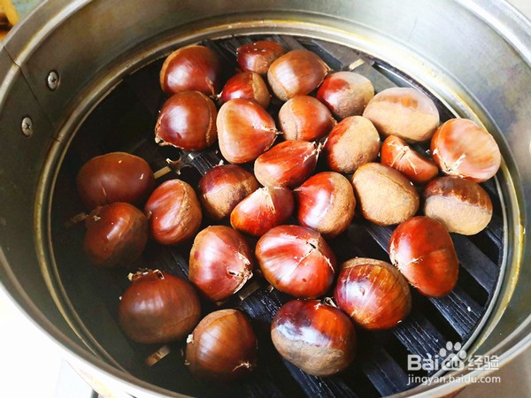蒸板栗的做法