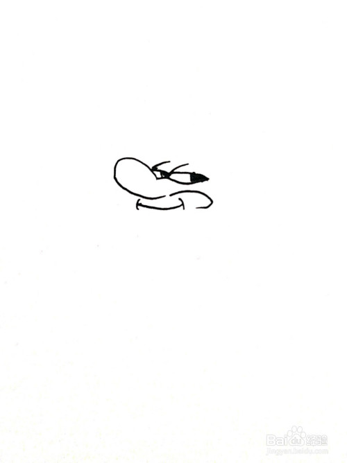 蓝精灵系列之蓝爸爸简笔画