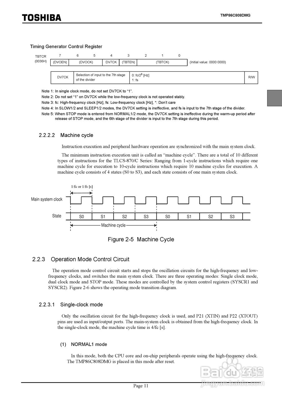TOSHIBA TMP86C808DMG微处理器说明书:[3]