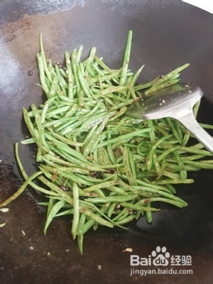 健康养生佳品黑豆豉炒四季豆的做法