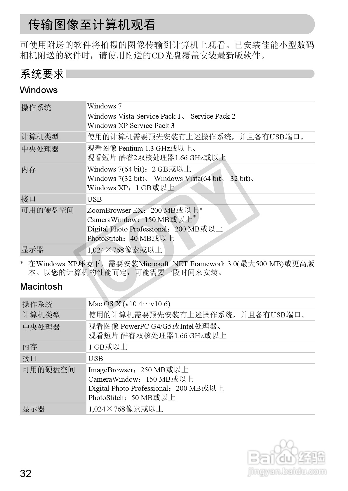 佳能PowerShot S95数码相机使用说明书:[4]